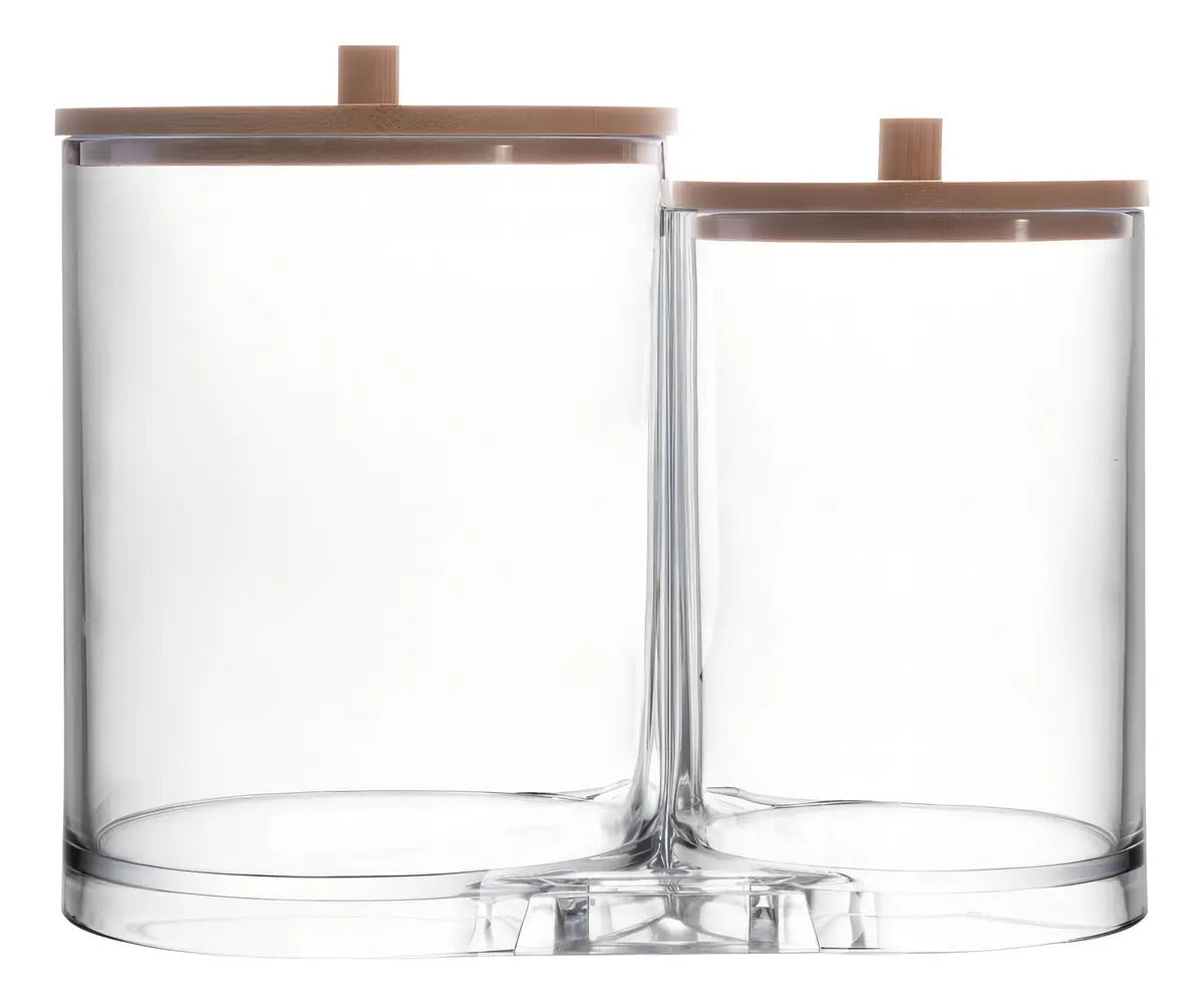 Pote Acrilico Lyor My Box 15cm X 9cm X 11,5c Rose Gold