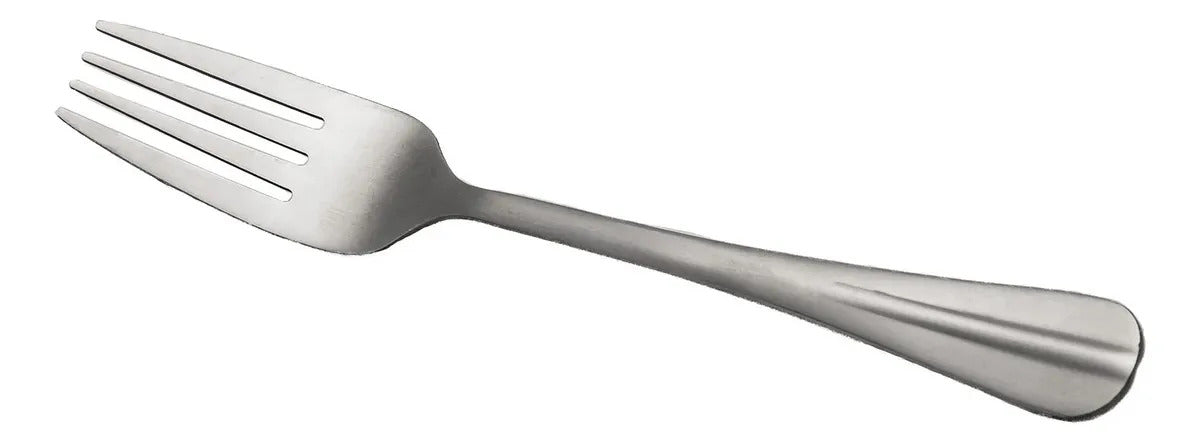 Jogo 6 Garfos Para Sobremesa De Aço Inox Positano 16cm Lyor Prateado