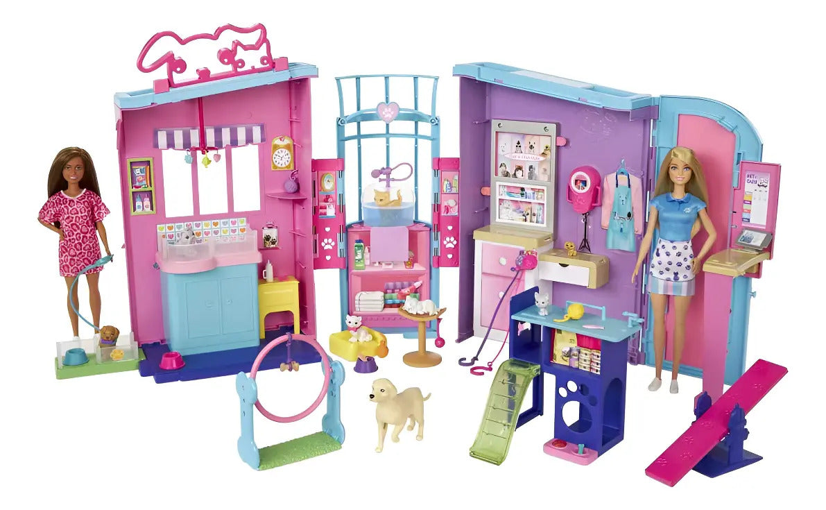 Conjunto De Jogos Barbie Set De Juego Pet Care Multicolorido Multicolor