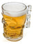 Kit 2 Canecas De Chopp De Vidro Caveira Rock Style 510ml Trasparente Caveirão