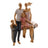 Figura Decorativa Família Wolff De Resina 17cm Cor Colorido Colorido