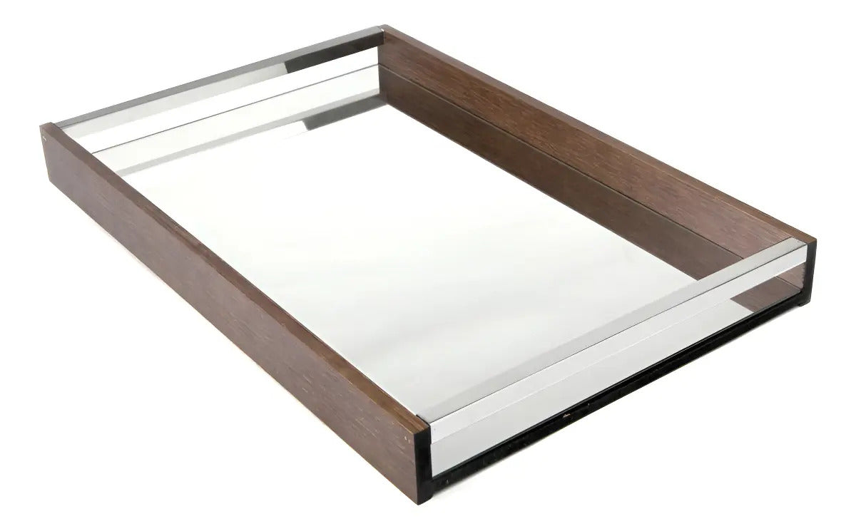 Bandeja Woodart Naturals De Madeira Marrom 45cm X 30cm
