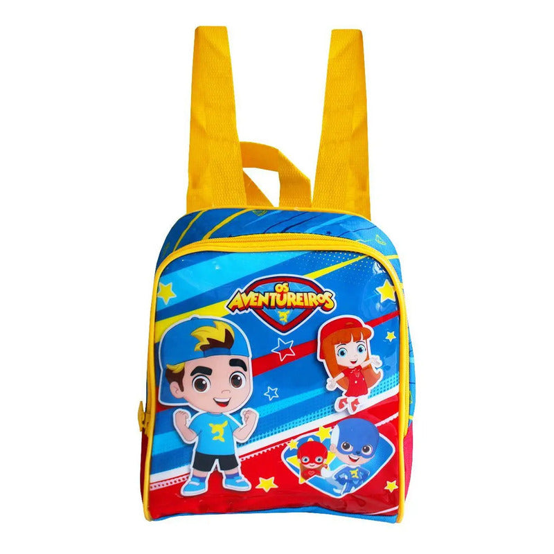 Clio Lancheira Aventureiros Poliéster Térmica 6l 25x20x11cm Cor Amarelo Escuro Luccas Neto