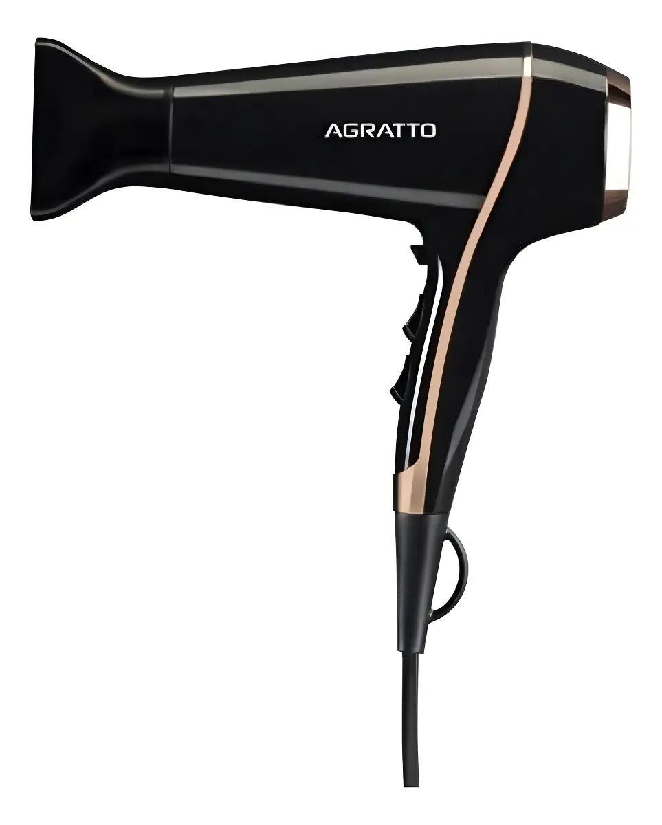 Secador De Cabelos Della 1900w Quentefrio Com Jato Agratto Preto 220v