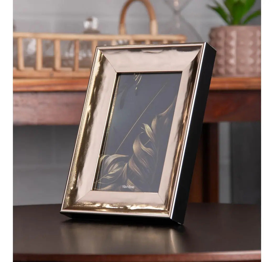 Porta-retrato Dourado Nobreza 10cm X 15cm - Wolff Dourado Liso