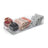 Kit 5 Organizadores Multiuso Transparente Com Encaixe 36,5cm