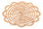 2 Descansos De Panela Lyor Palm De Fibra Natural Flor 20cm Natural Flor