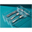 Kit 4 Organizador Modular Multiuso Talheres - Transparente Transparente
