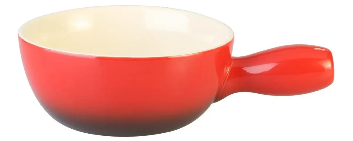 Aparelho Fondue 8 Pçs De Cerâmica Vermelho - Lyor Vermelho