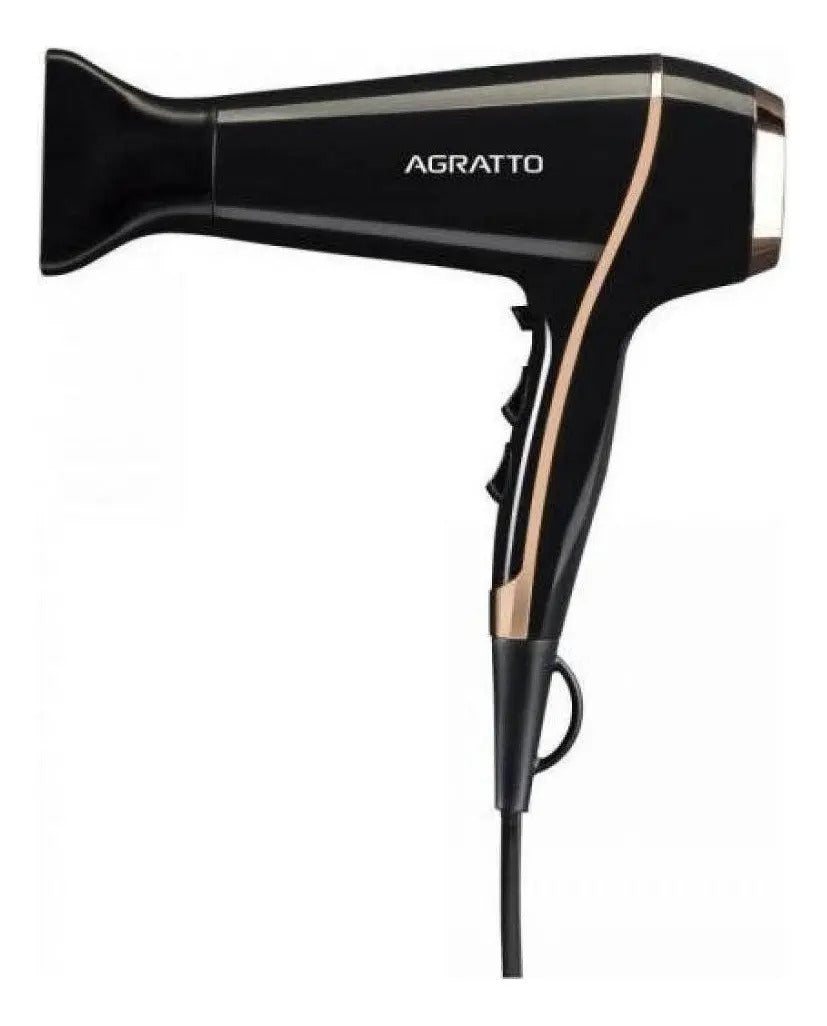 Secador De Cabelos Della 1900w Preto Quentefrio 220v Agratto Preto 220v