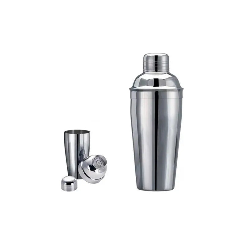 Coqueteleira Inox 750ml Cinza