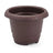 Kit 5 Vasos Plásticos Redondo 5 Litros Marrom Casa Jardim Marrom Lisa