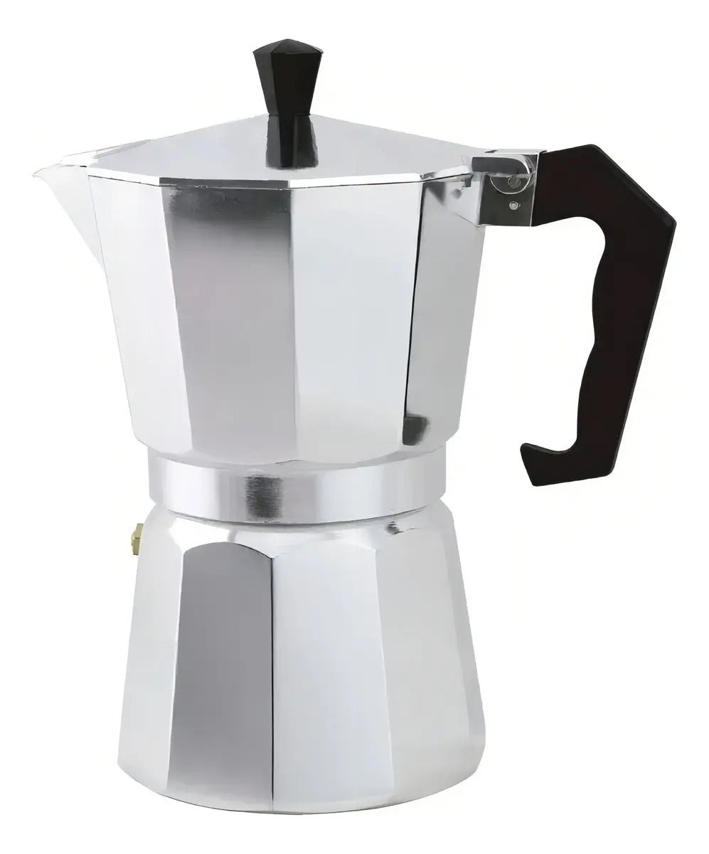 Cafeteira Italiana Manual Alumínio Cor Inox Inox