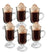 Conjunto 06 Taças Com Alça 114ml Lyor Cor Transparente Transparente