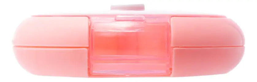 Porta Comprimidos Giratório Lyor Rosado De Plástico