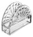 Porta Guardanapos De Cristal Sun Lyor 13cm X 4,5cm X 9cm