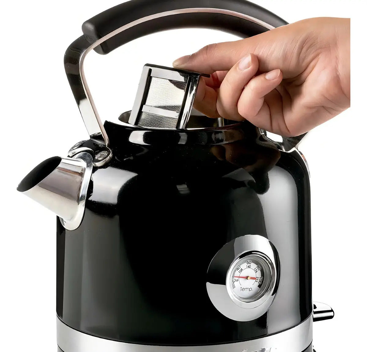 Chaleira Elétrica Ariete Moderna Preto 1,7 Litros 1850w 220v