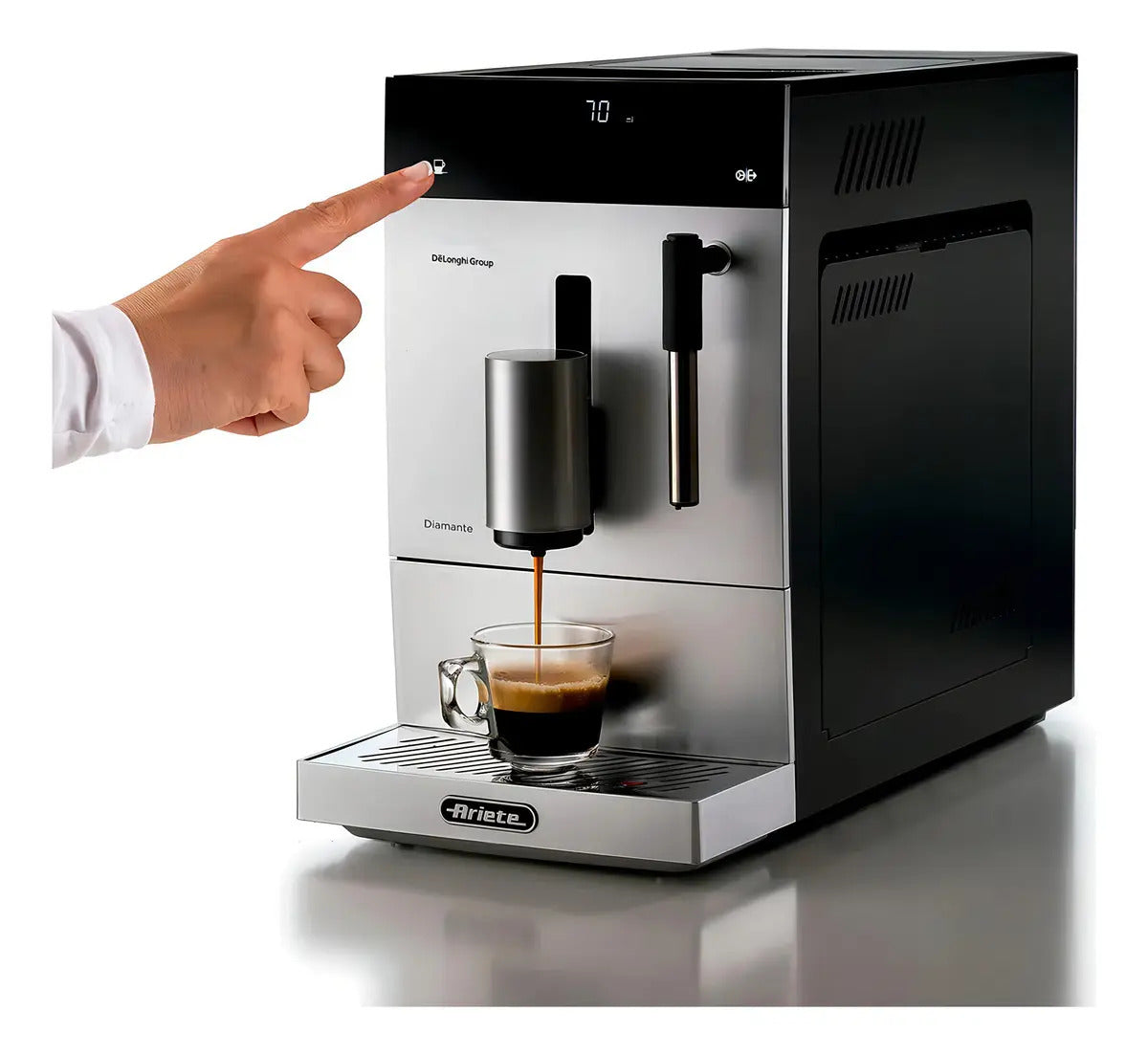 Máquina Café Espresso Ariete 1452 Diamante Automática Preto Preto 220v