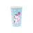 Kit Alimentação Prato Bowl Copo Bebe Divertido Animal Fun Unicórnio