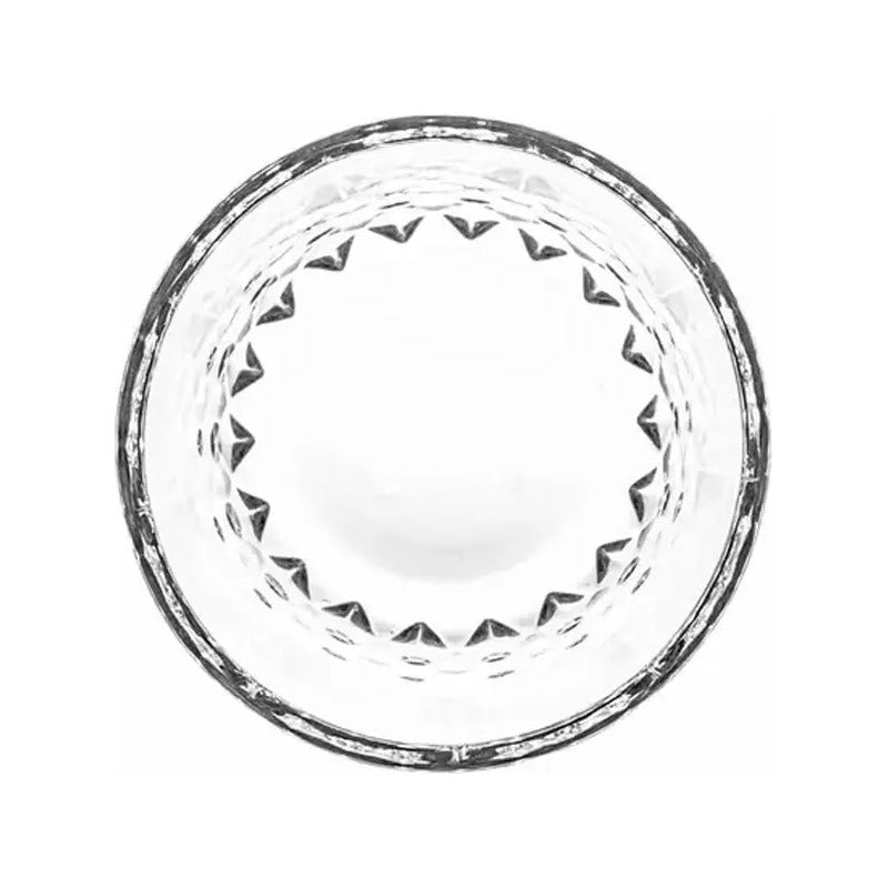 Moringa De Vidro Lyor Diamante Com Copo Para Água E Sucos