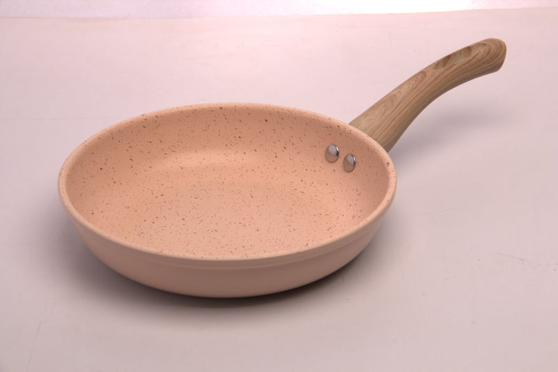 Frigideira De Indução Em Alumínio Com Revestimento Cerâmico  Bege