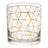 2 Copos Wolff Cube De Vidro Para Whisky 320ml Incolor