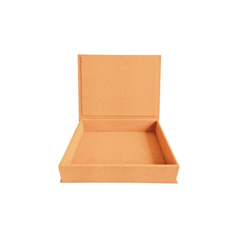 Caixa Em Mdf C/ Revestimento Em Cortiça Livro 32cm - Mart Caixa