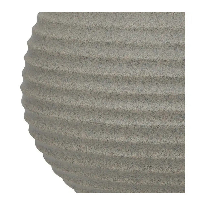 Vaso Bromelia Granito 26x24cm Cinza Granito