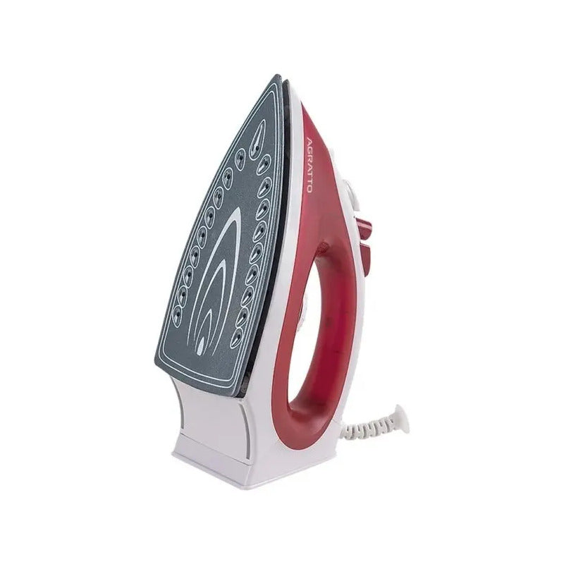 Ferro Passar Roupa Vapor Cabo Giratório Base Cerâmica 220v Vermelho 220v