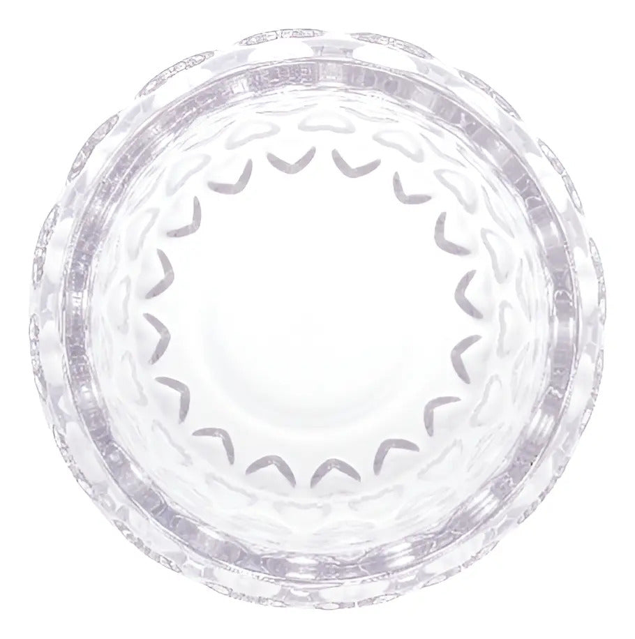 Porta Vela De Cristal Coração 9,5cm X 7,5cm - Lyor