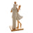 Figura Decorativa Royal Resina Família Branco 9x7x20cm