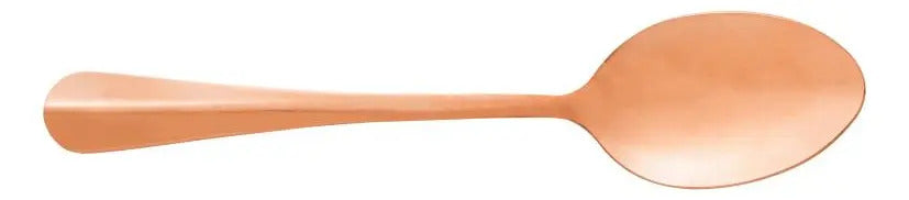 6 Colheres Para Mesa Lyor Positano De Aço Inox Rose 18cm Rose