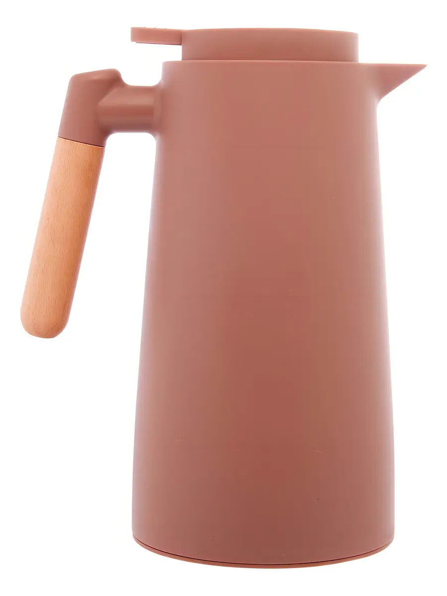 Garrafa Térmica 1 L Nude Com Termômetro Lyor