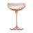 2 Taças Lyor Petra De Cristal Martelado Coupe Âmbar