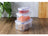Kit 3 Potes Herméticos Plástico Com Tampa - Lyor Incolor