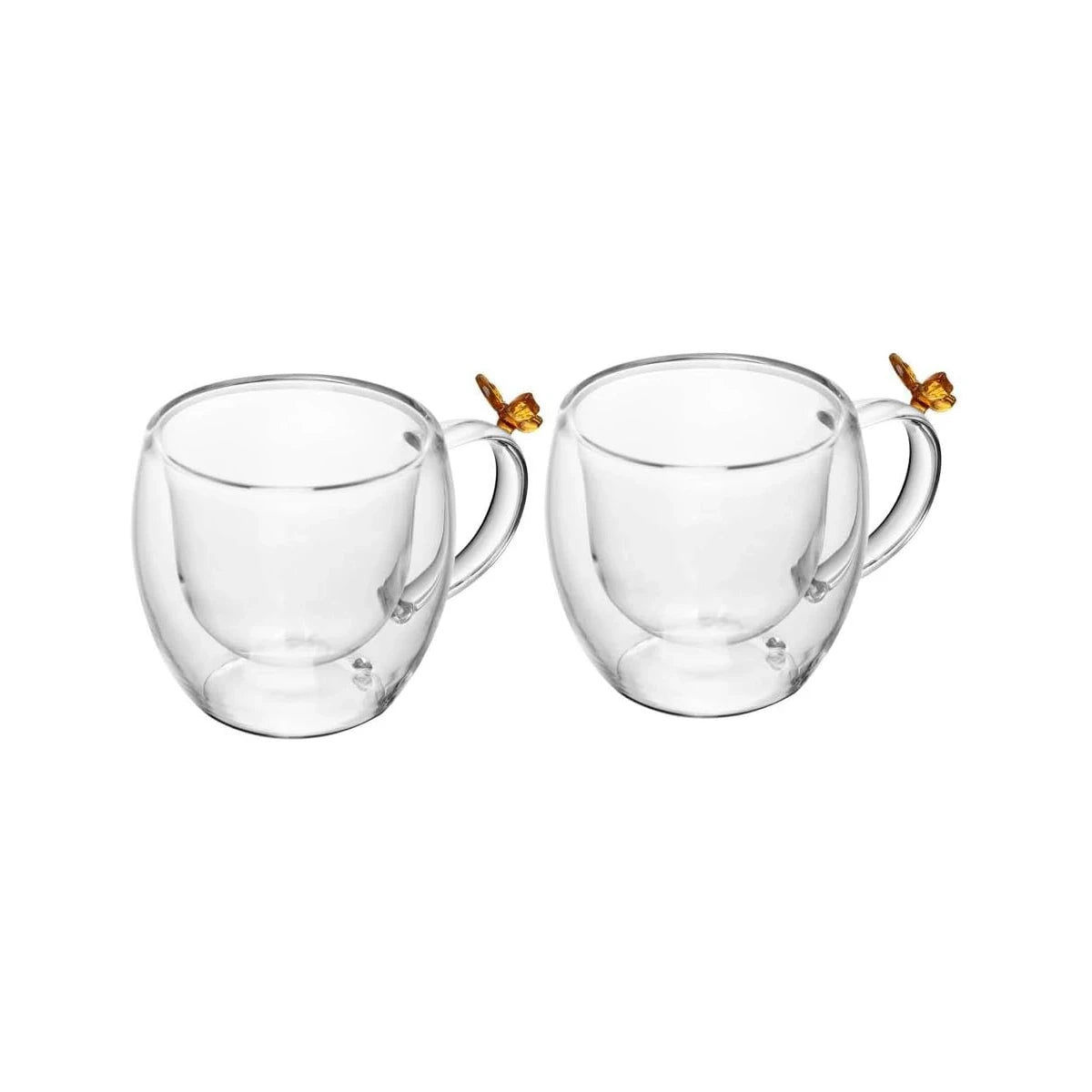 Conjunto 2 Xícaras de Café Sun Garden 80ml Vidro Borossilicato