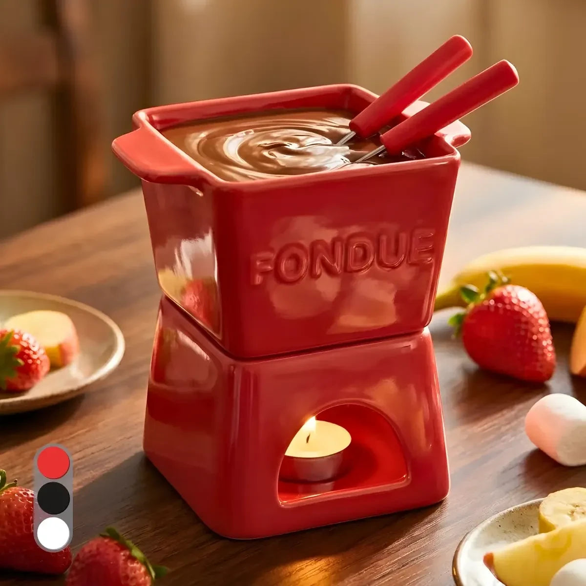 Aparelho de Fondue 6 Peças para Duas Pessoas Quadratto