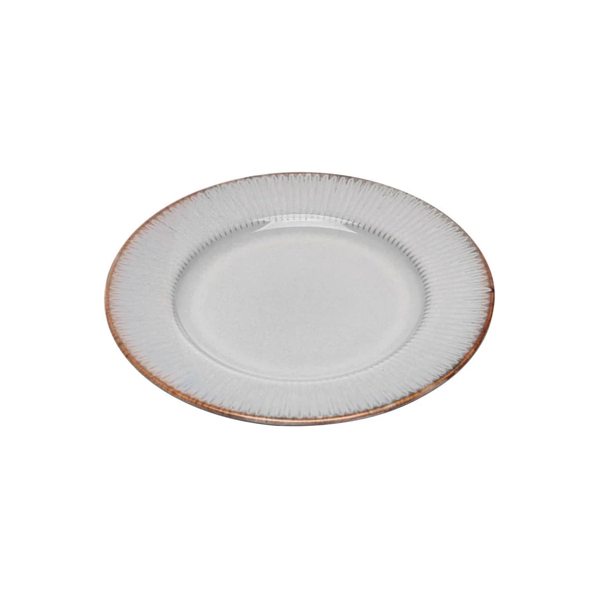 Prato Raso de Cerâmica Linear 27cm