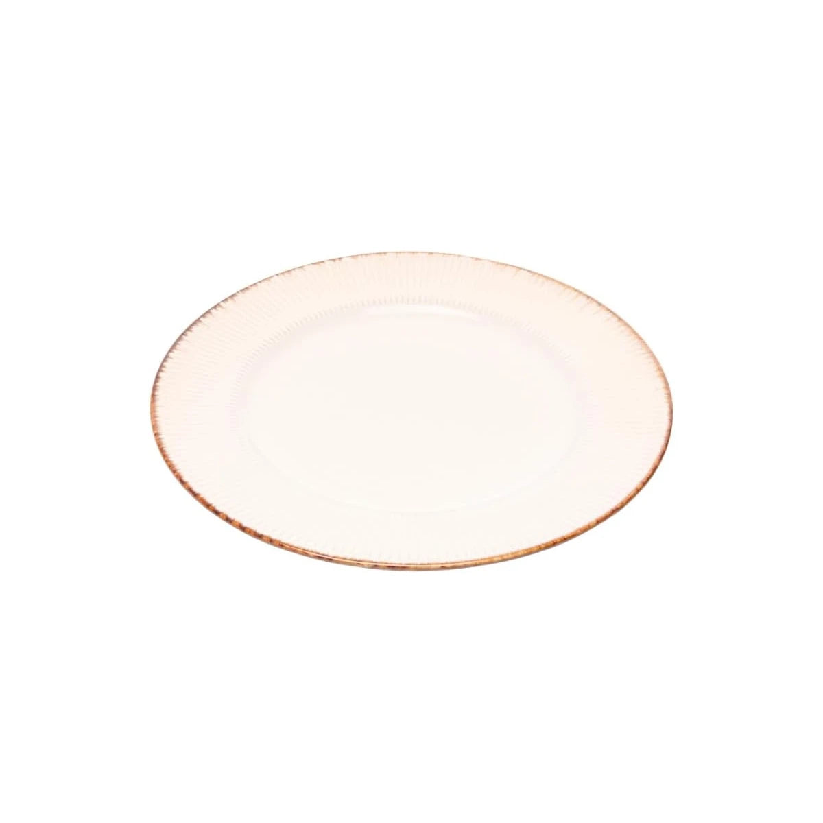 Prato Raso de Cerâmica Linear 27cm